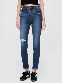 High Rise True Skinny Jeans