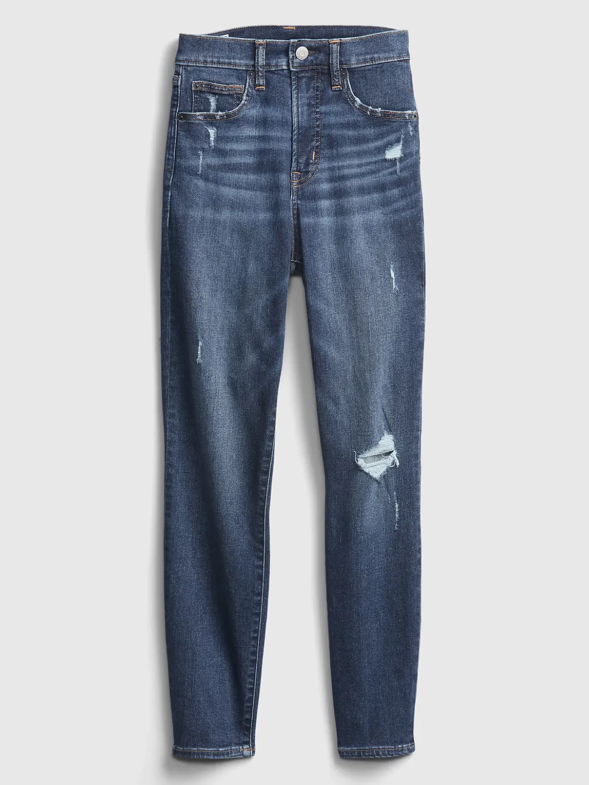 High Rise True Skinny Jeans