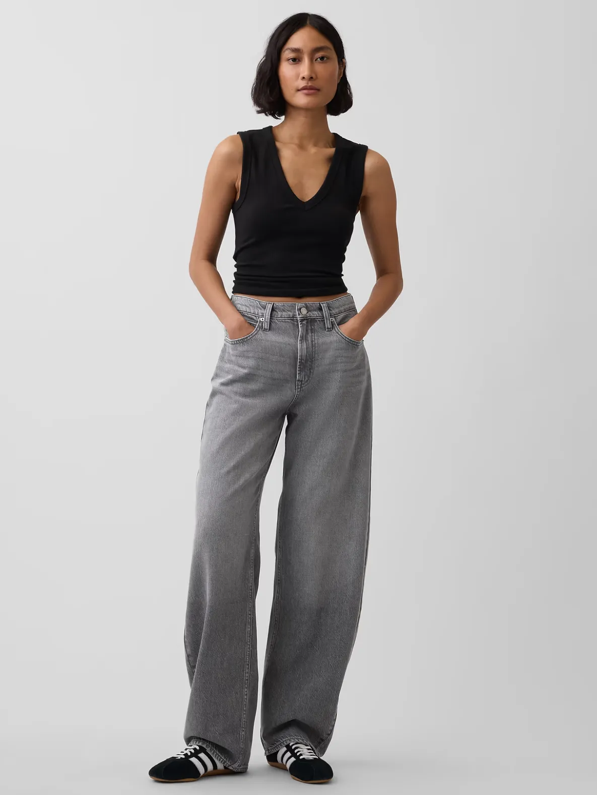 High Rise UltraSoft Barrel Jeans