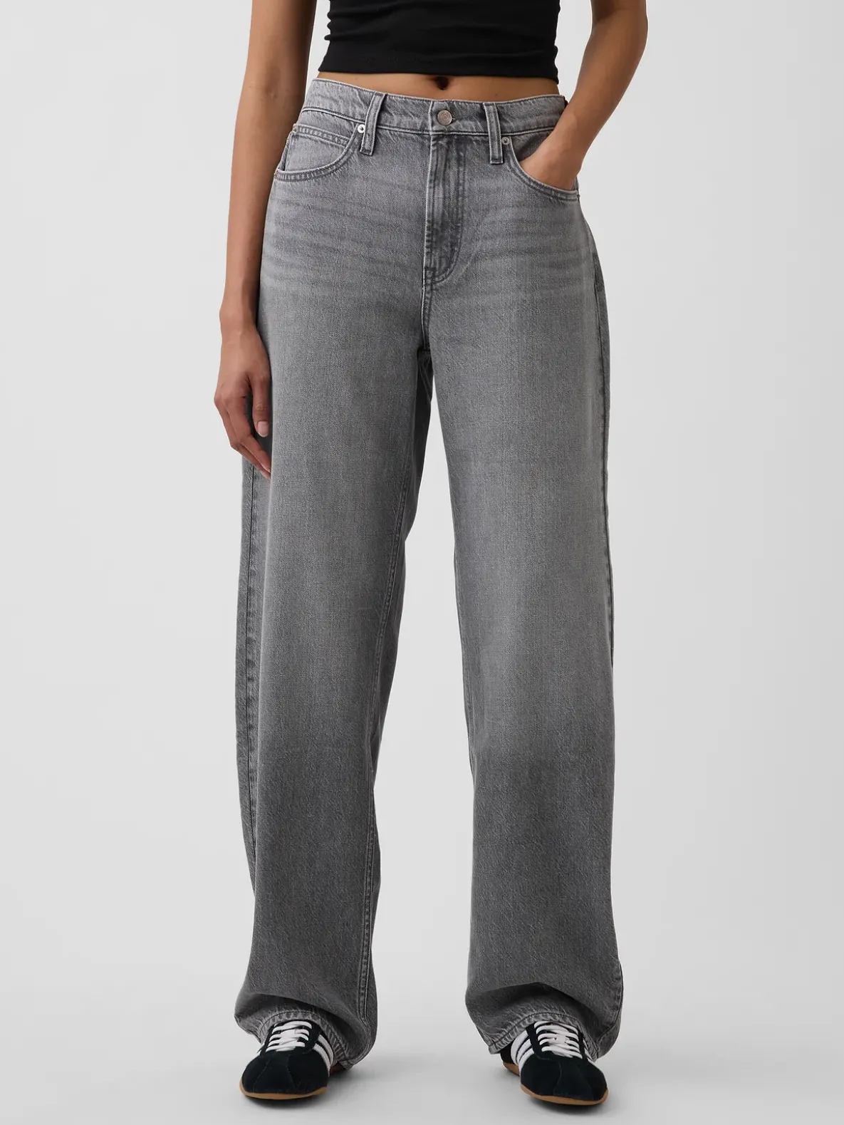 High Rise UltraSoft Barrel Jeans