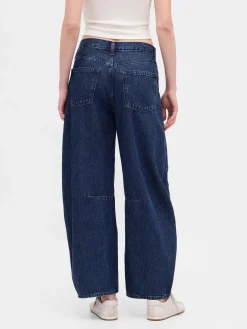 High Rise UltraSoft Crossover Horseshoe Jeans