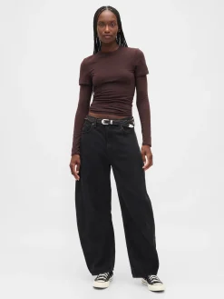 High Rise UltraSoft Horseshoe Jeans