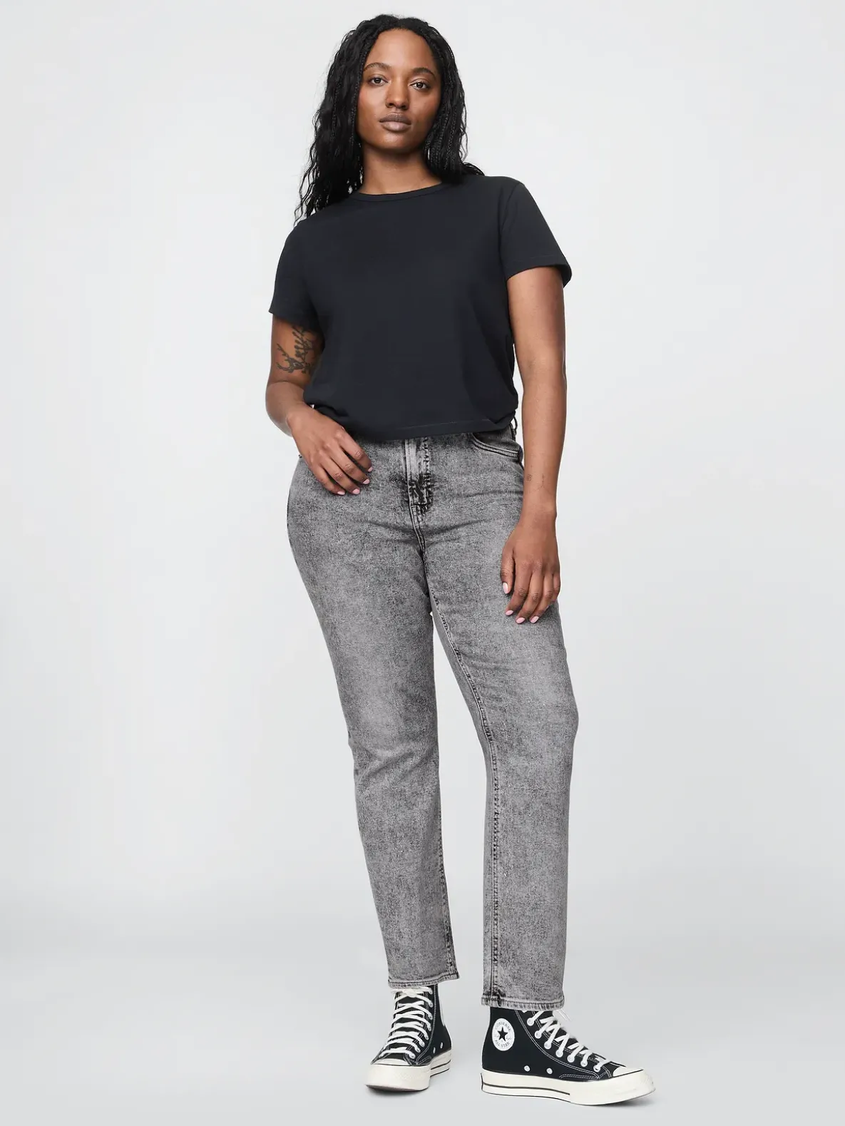 High Rise Vintage Slim Jeans