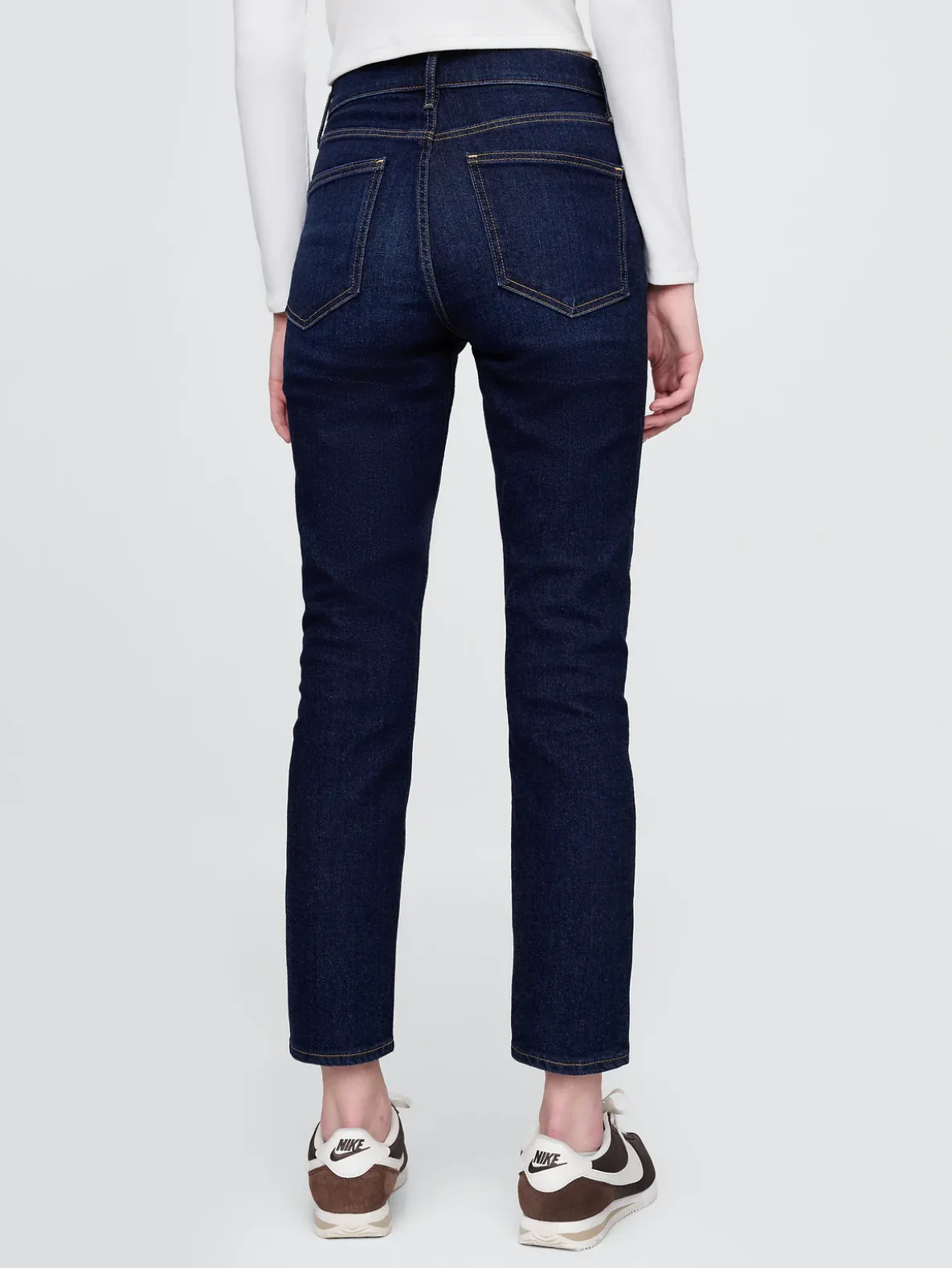 High Rise Vintage Slim Jeans