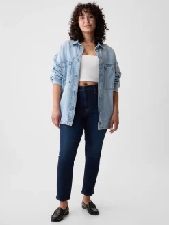 High Rise Vintage Slim Jeans