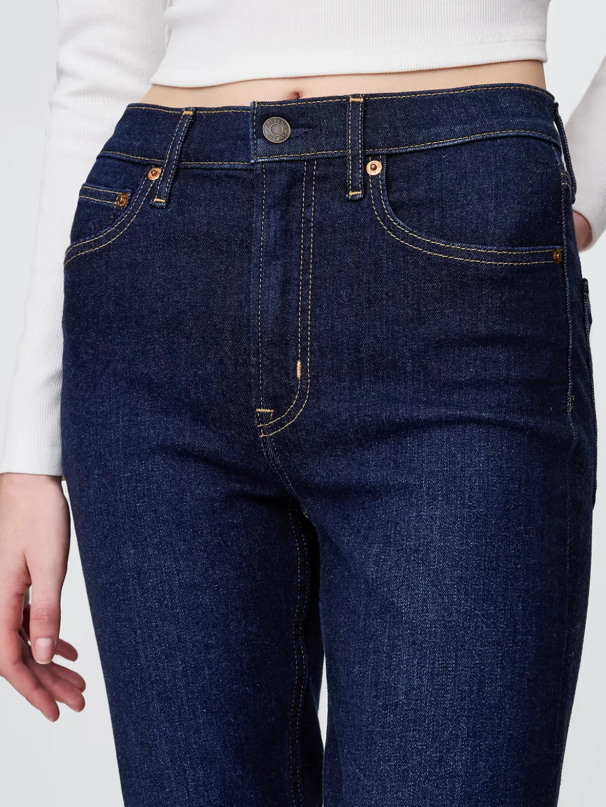 High Rise Vintage Slim Jeans