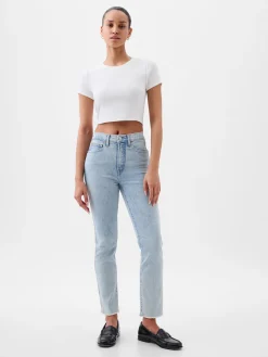 High Rise Vintage Slim Jeans