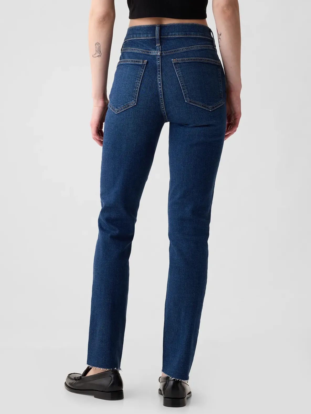 High Rise Vintage Slim Jeans