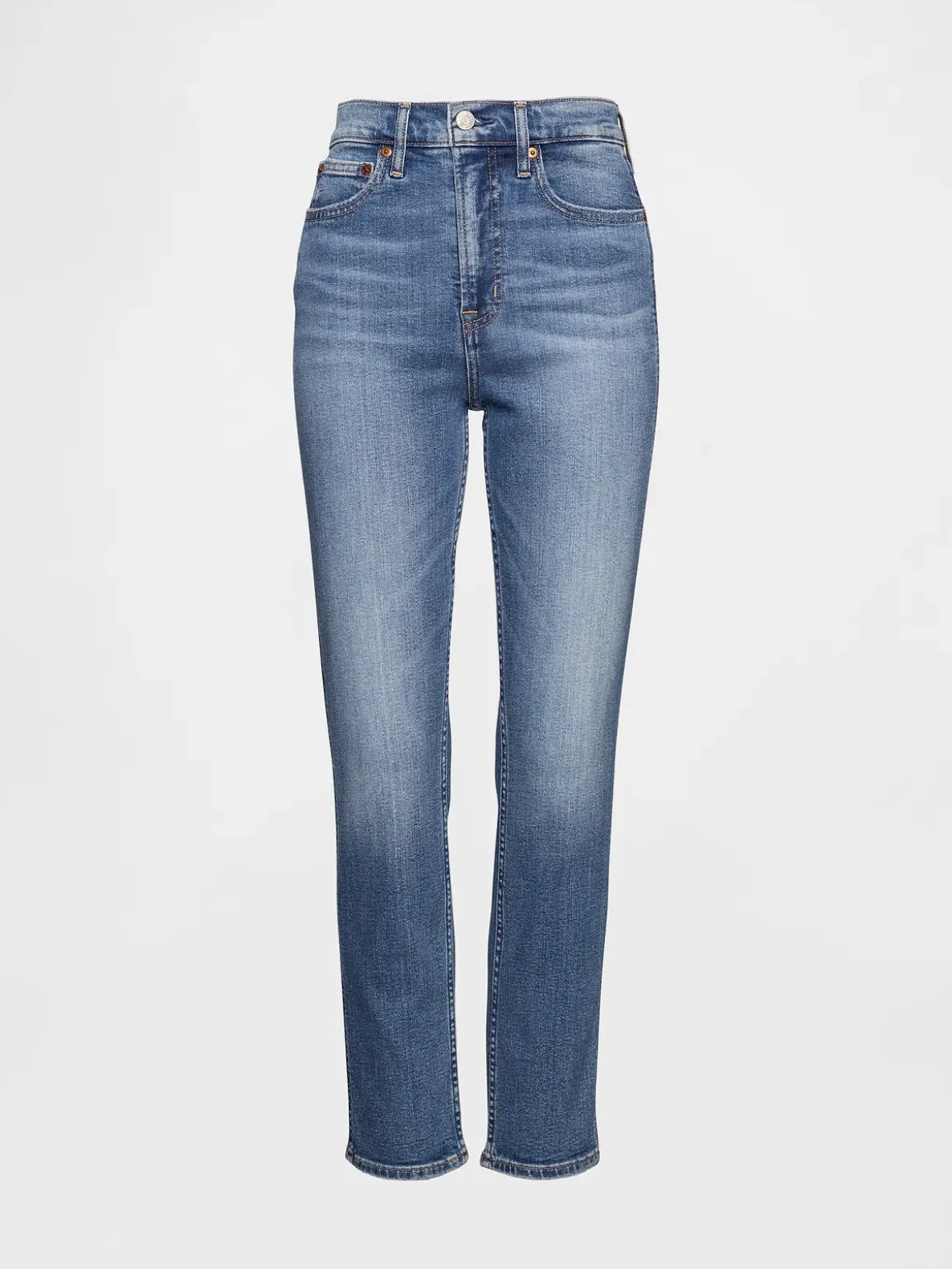 High Rise Vintage Slim Jeans