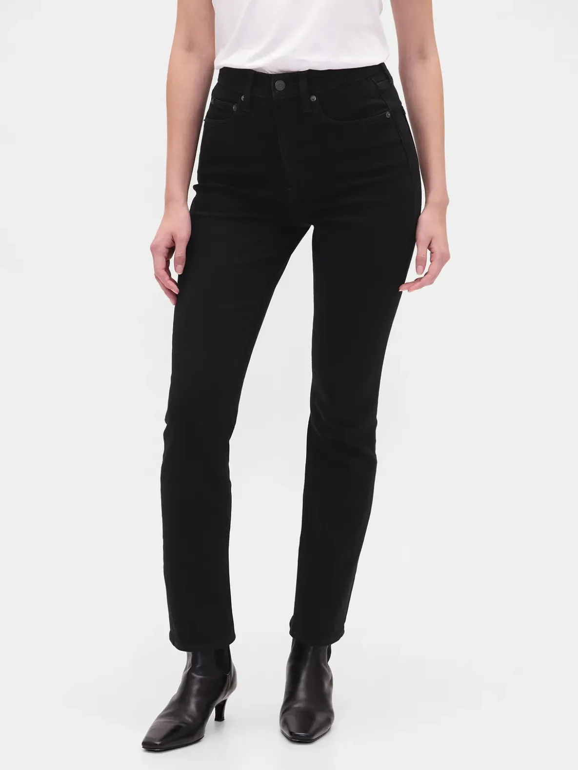 High Rise Vintage Slim Jeans