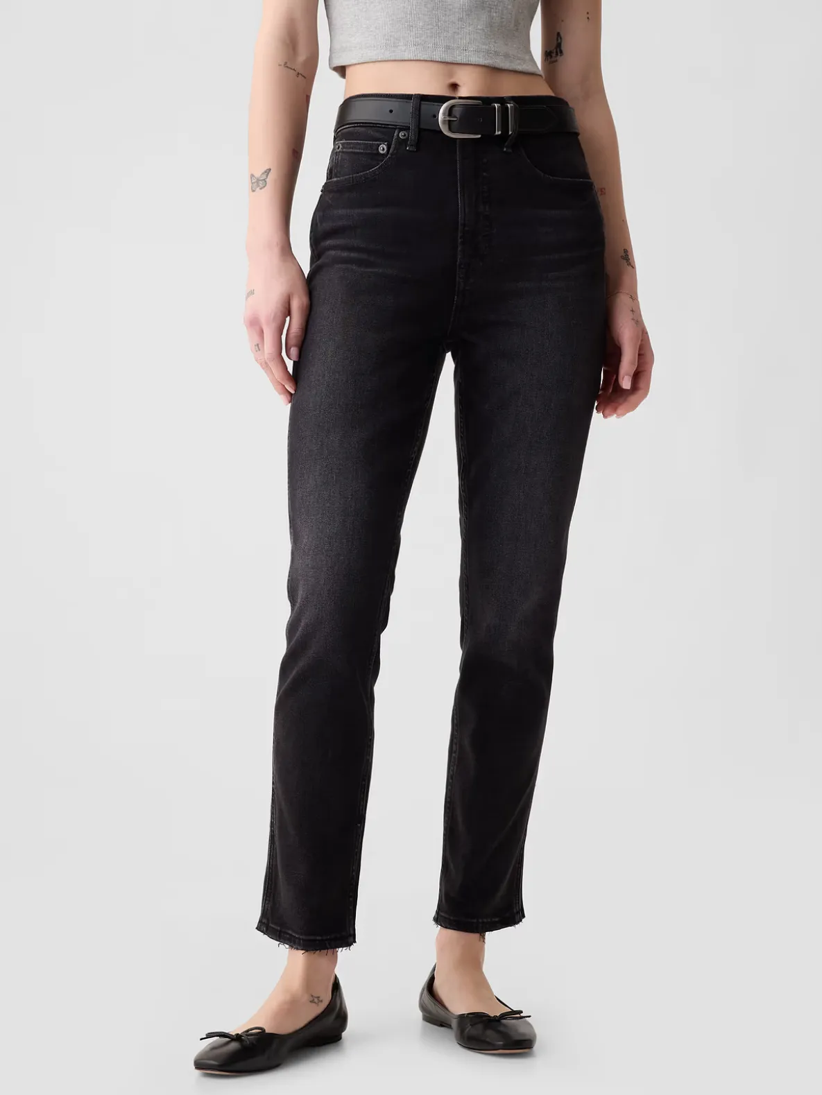 High Rise Vintage Slim Jeans