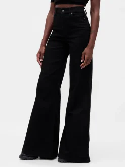 High Rise Wide Flare Jeans