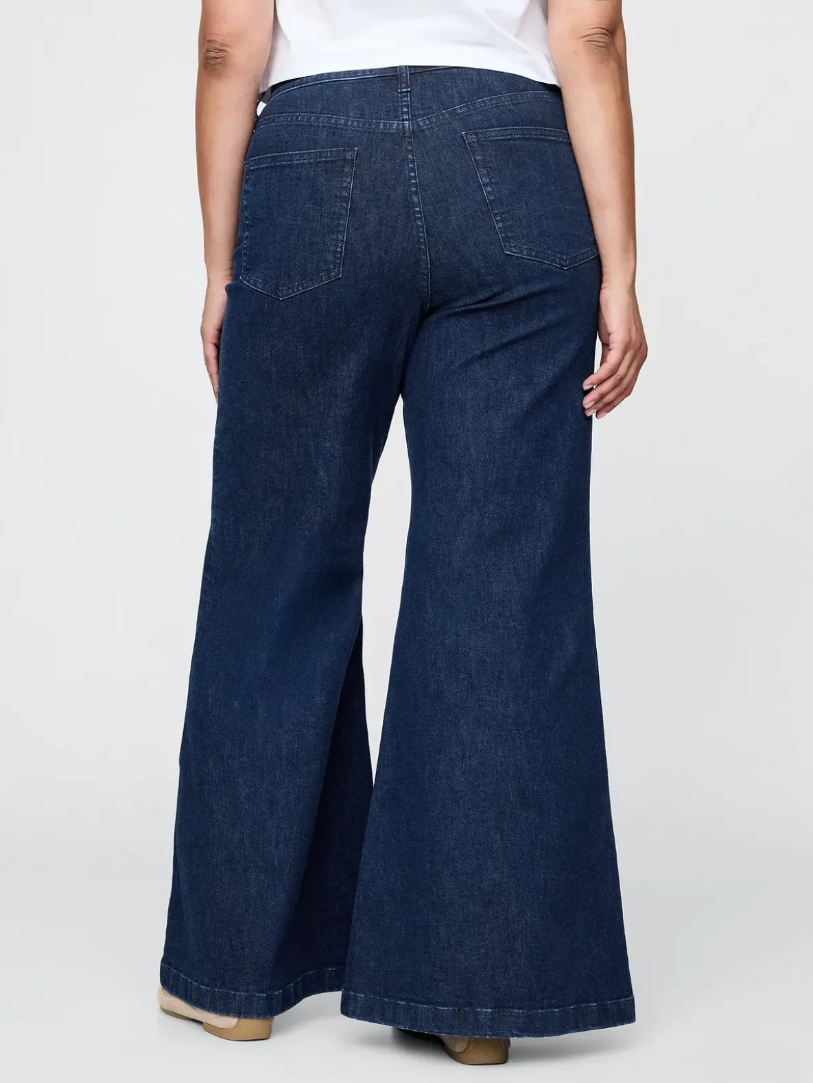 High Rise Wide Flare Jeans