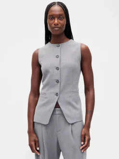 High-Neck Vest