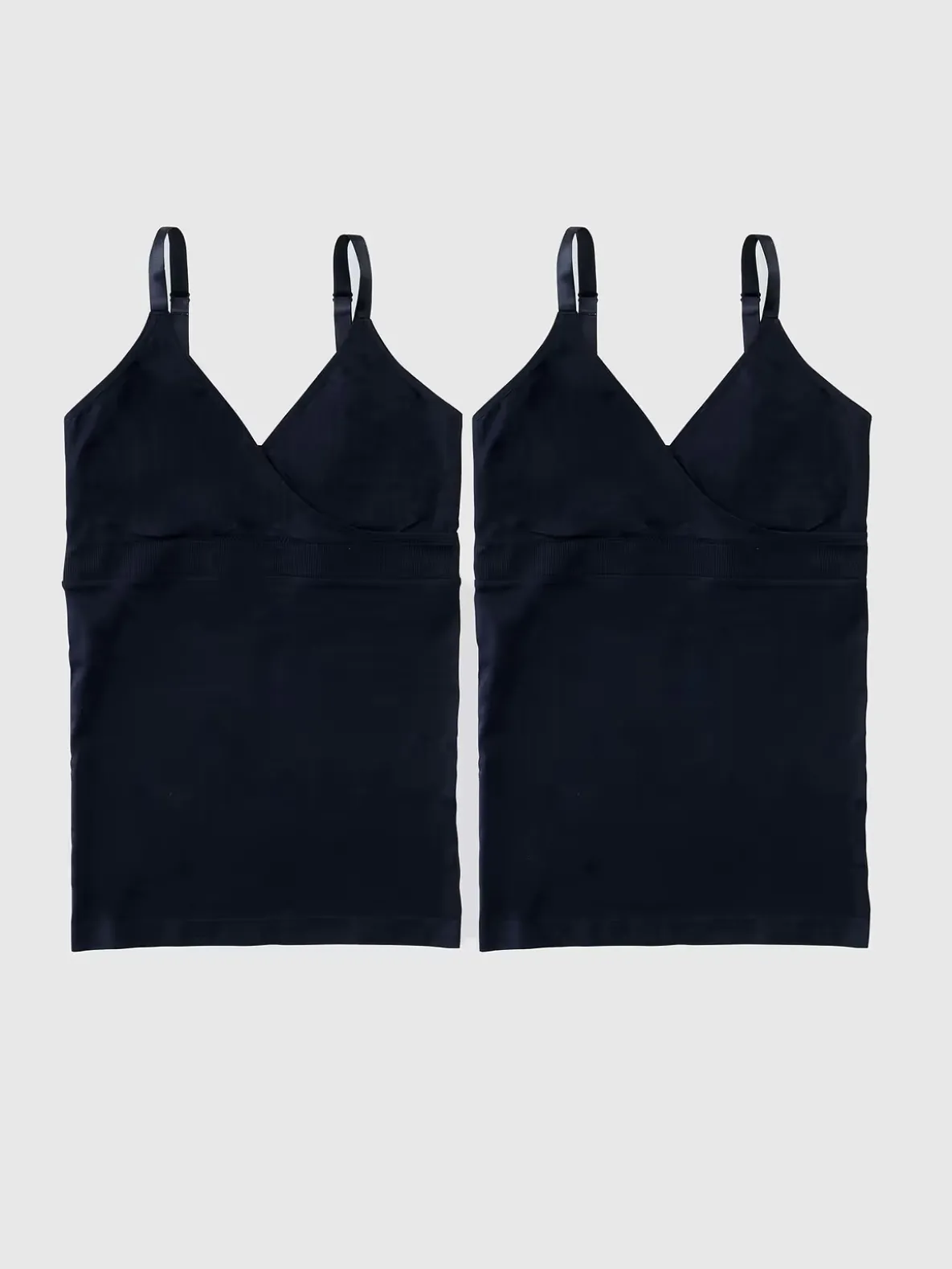 Ingrid and Isabel Basics Maternity Seamless Crossover Nursing Cami 2 Pack