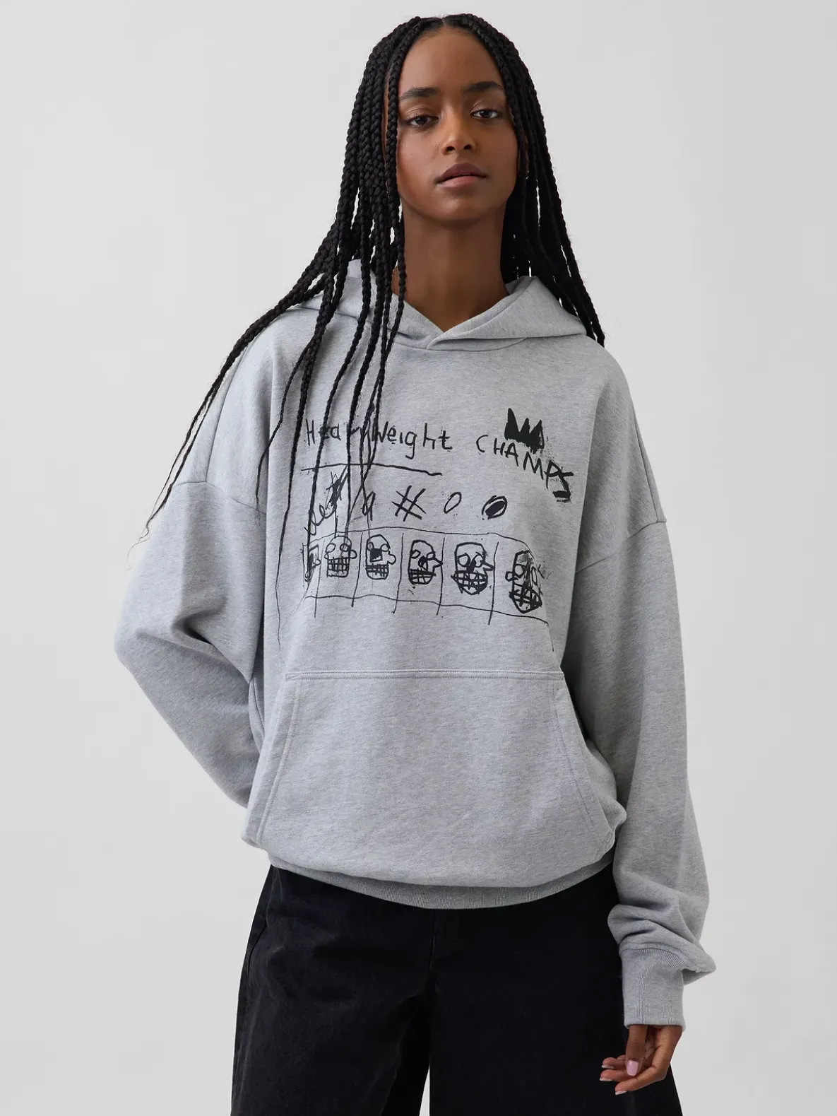 Jean-Michel Basquiat Heavyweight Hoodie