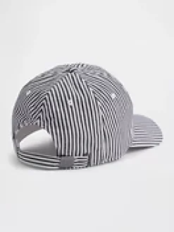 Jean-Michel Basquiat Stripe Baseball Hat