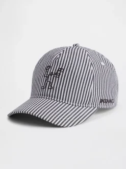 Jean-Michel Basquiat Stripe Baseball Hat