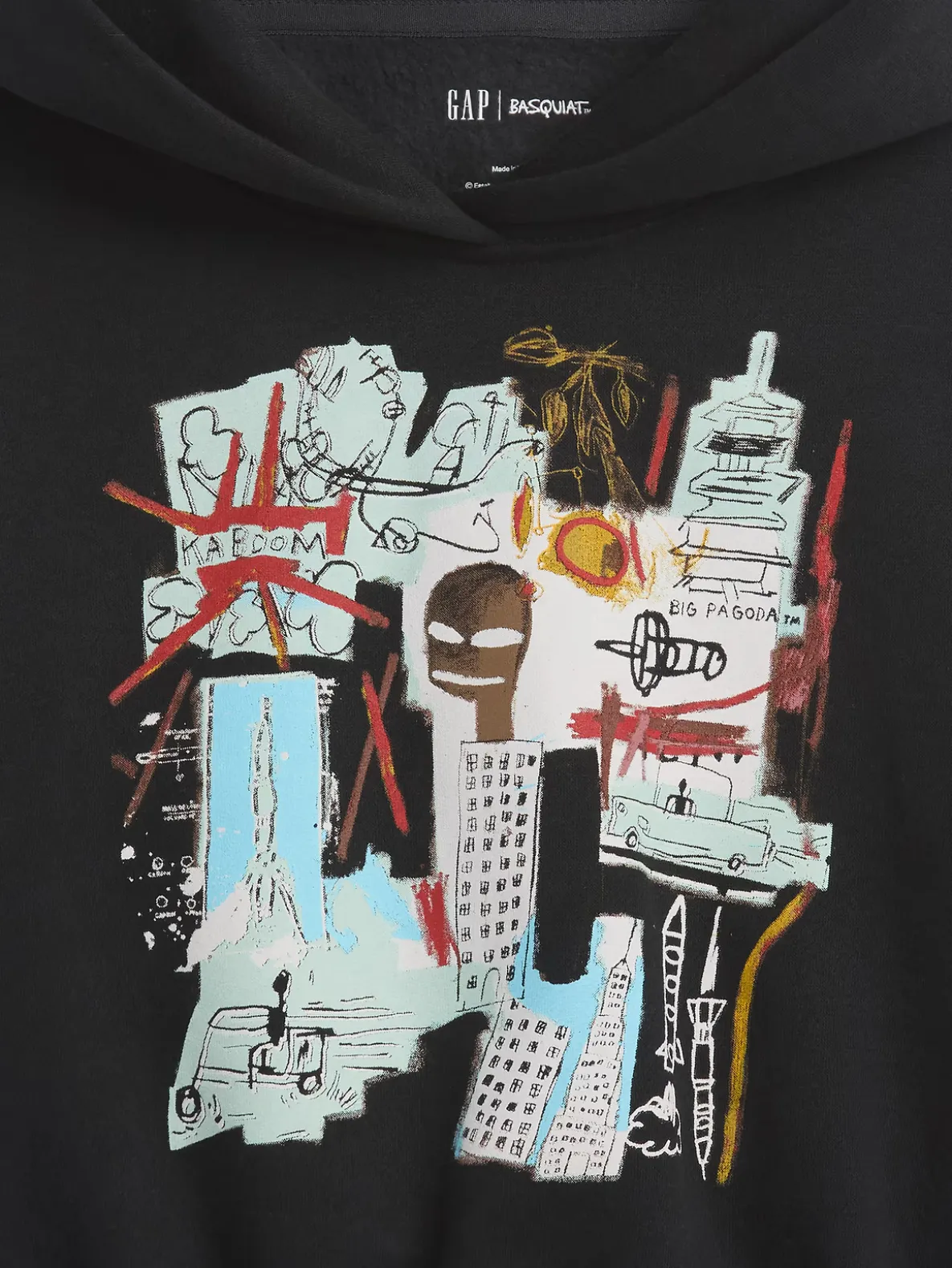 Jean-Michel Basquiat Toddler VintageSoft Hoodie