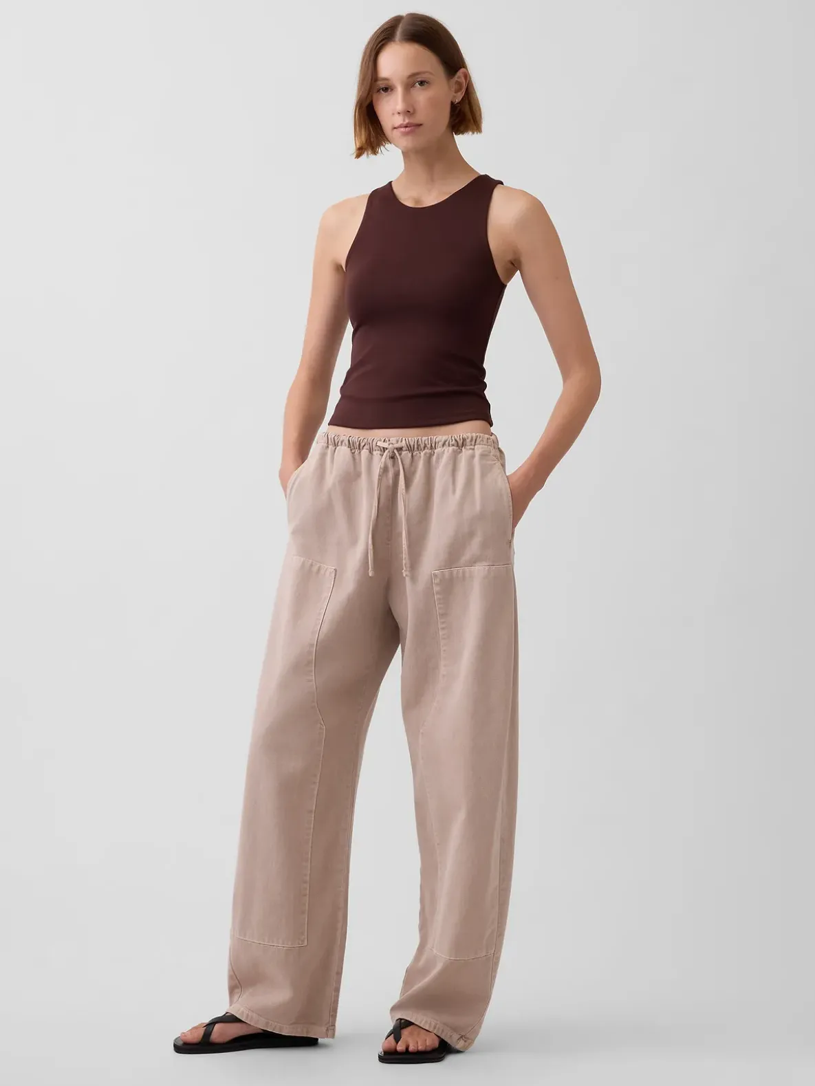 Jersey Crop Tank Top