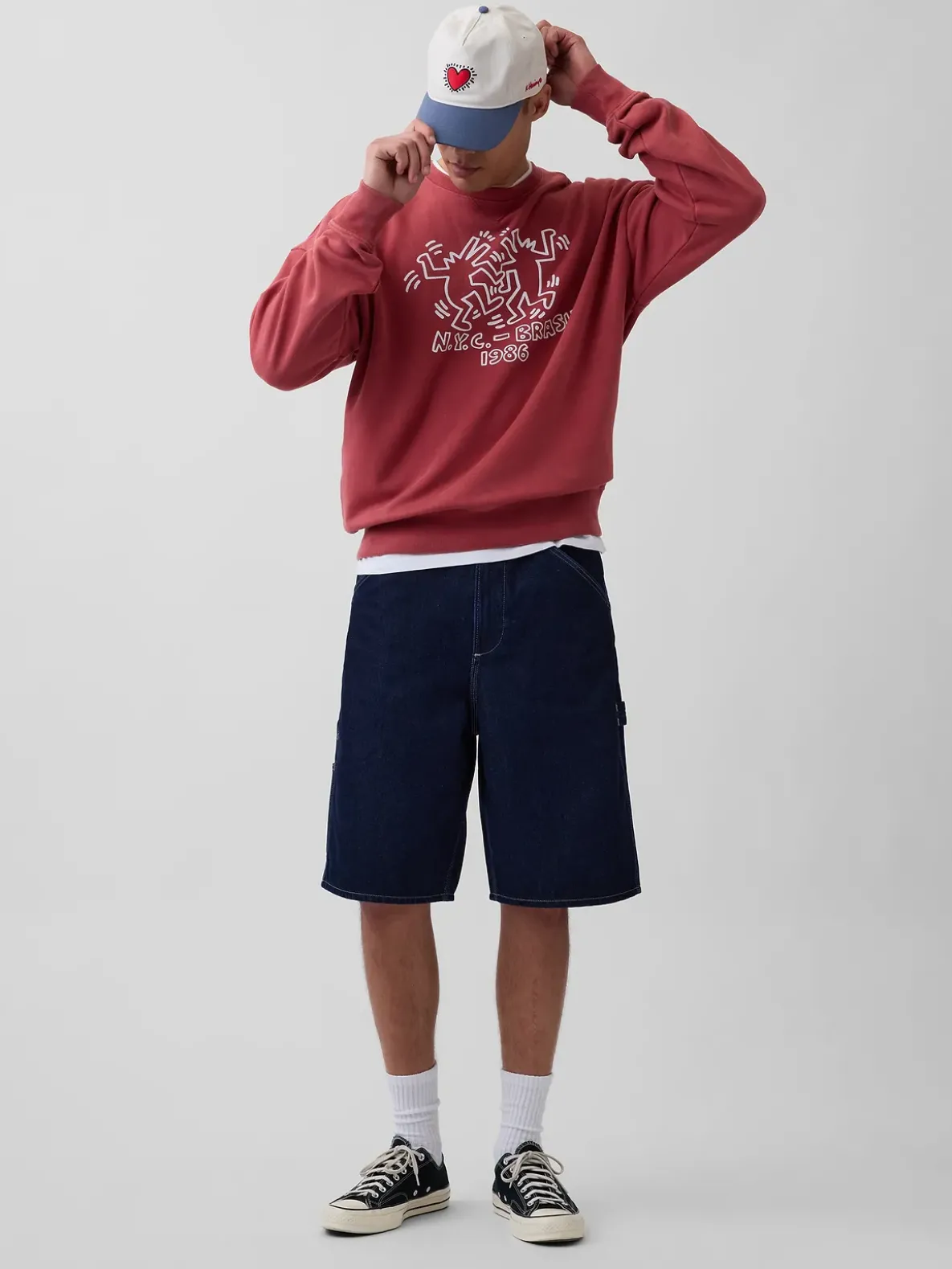 Keith Haring Heavyweight Logo Sweatshirt