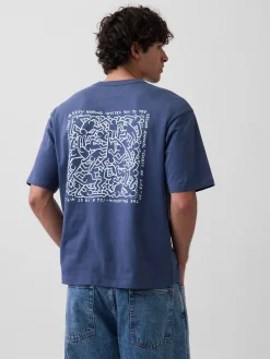 Keith Haring Oversized Graphic T-Shirt