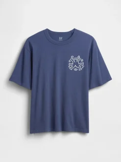 Keith Haring Oversized Graphic T-Shirt