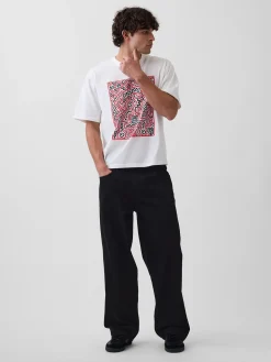 Keith Haring Oversized Graphic T-Shirt