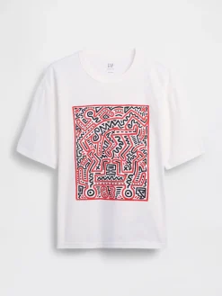 Keith Haring Oversized Graphic T-Shirt