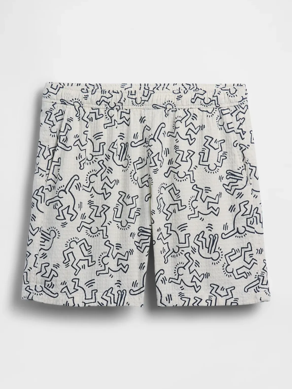Keith Haring Textured Easy Shorts