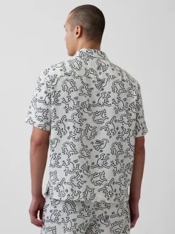 Keith Haring Textured Shirt