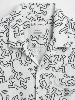 Keith Haring Textured Shirt