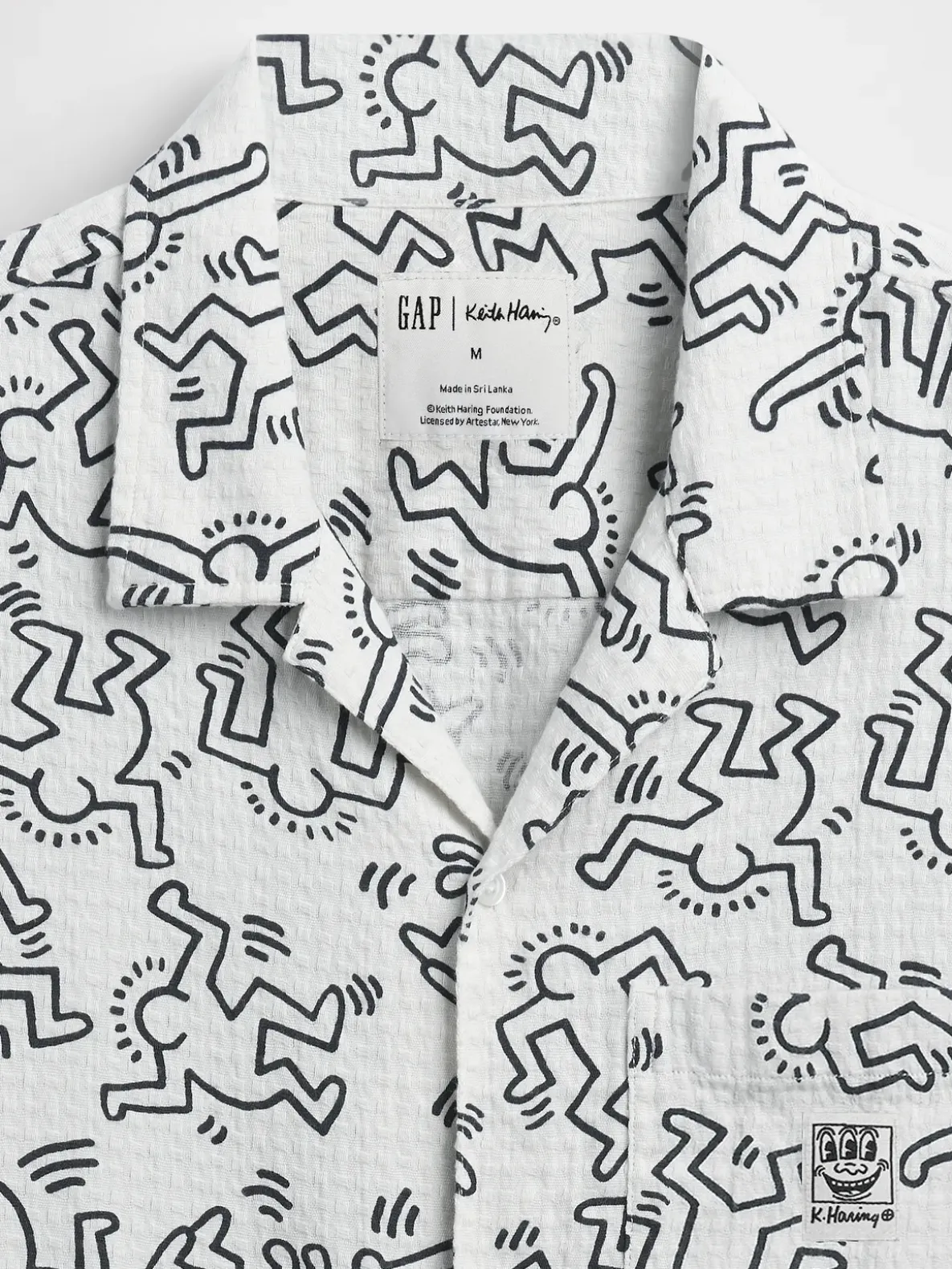 Keith Haring Textured Shirt