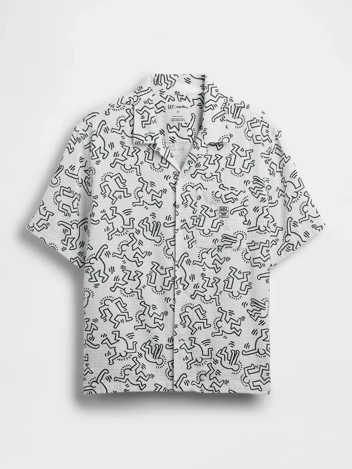 Keith Haring Textured Shirt