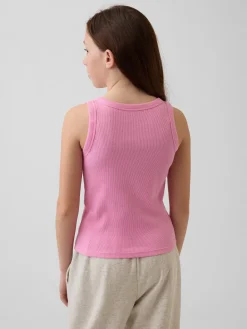 Kid Rib Scoop Tank Top