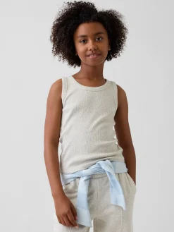 Kid Rib Scoop Tank Top