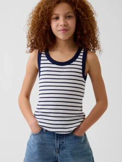 Kid Rib Scoop Tank Top
