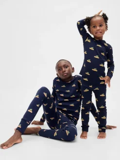 Kids & Baby Organic Brushed Cotton Holiday PJ Set