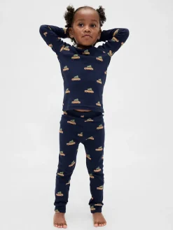 Kids & Baby Organic Brushed Cotton Holiday PJ Set