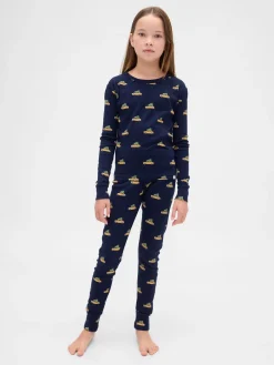 Kids & Baby Organic Brushed Cotton Holiday PJ Set