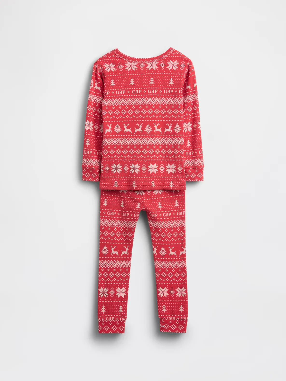 Kids & Baby Organic Brushed Cotton Holiday PJ Set