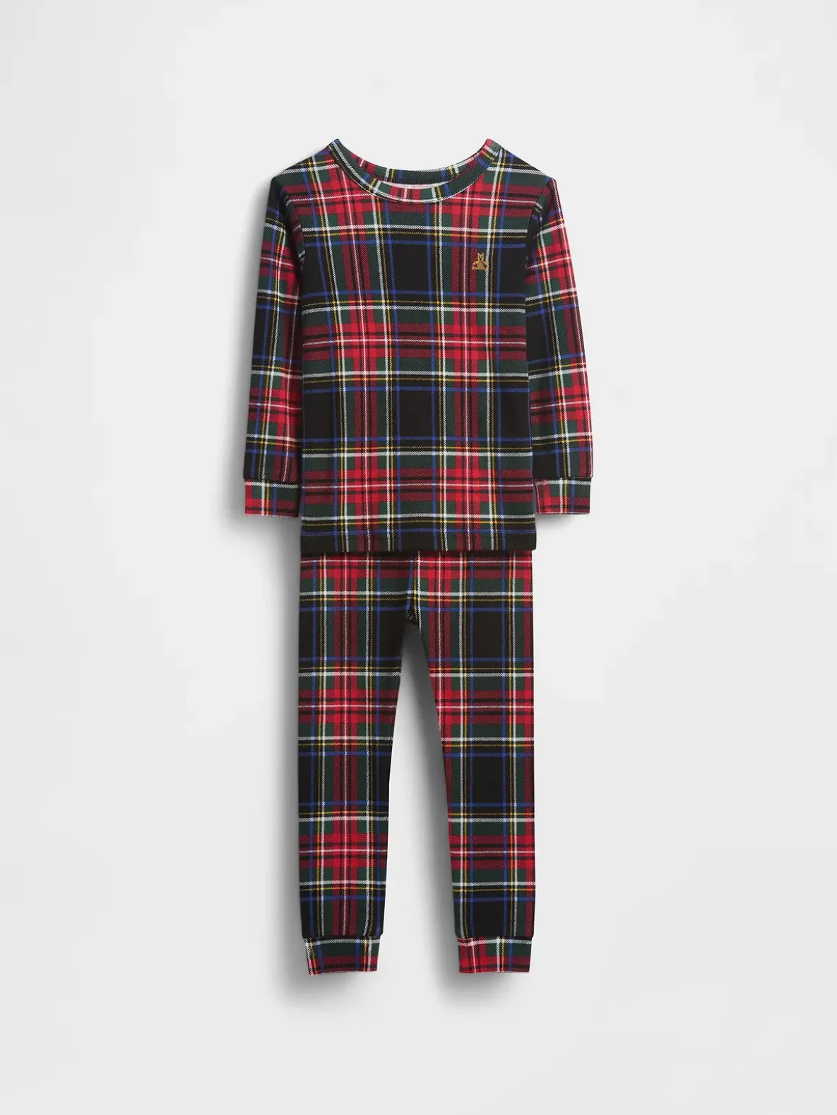 Kids & Baby Organic Brushed Cotton Holiday PJ Set