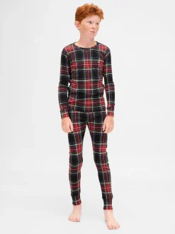 Kids & Baby Organic Brushed Cotton Holiday PJ Set