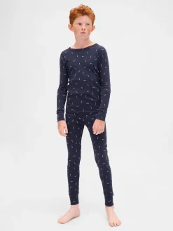 Kids & Baby Organic Brushed Cotton Holiday PJ Set