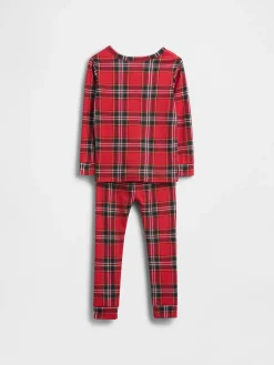Kids & Baby Organic Brushed Cotton Holiday PJ Set