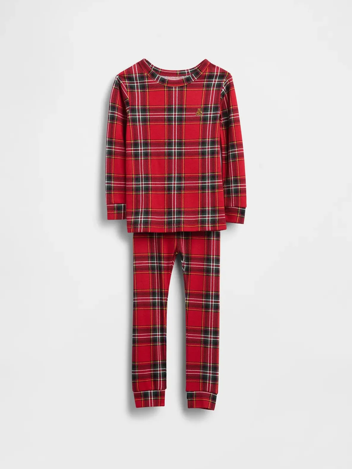 Kids & Baby Organic Brushed Cotton Holiday PJ Set