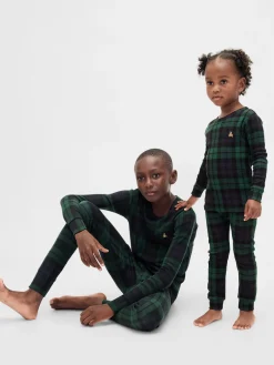 Kids & Baby Organic Brushed Cotton Holiday PJ Set