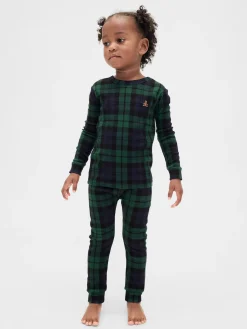 Kids & Baby Organic Brushed Cotton Holiday PJ Set