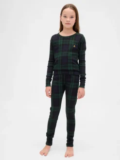 Kids & Baby Organic Brushed Cotton Holiday PJ Set