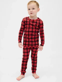 Kids & Baby Organic Brushed Cotton Holiday PJ Set